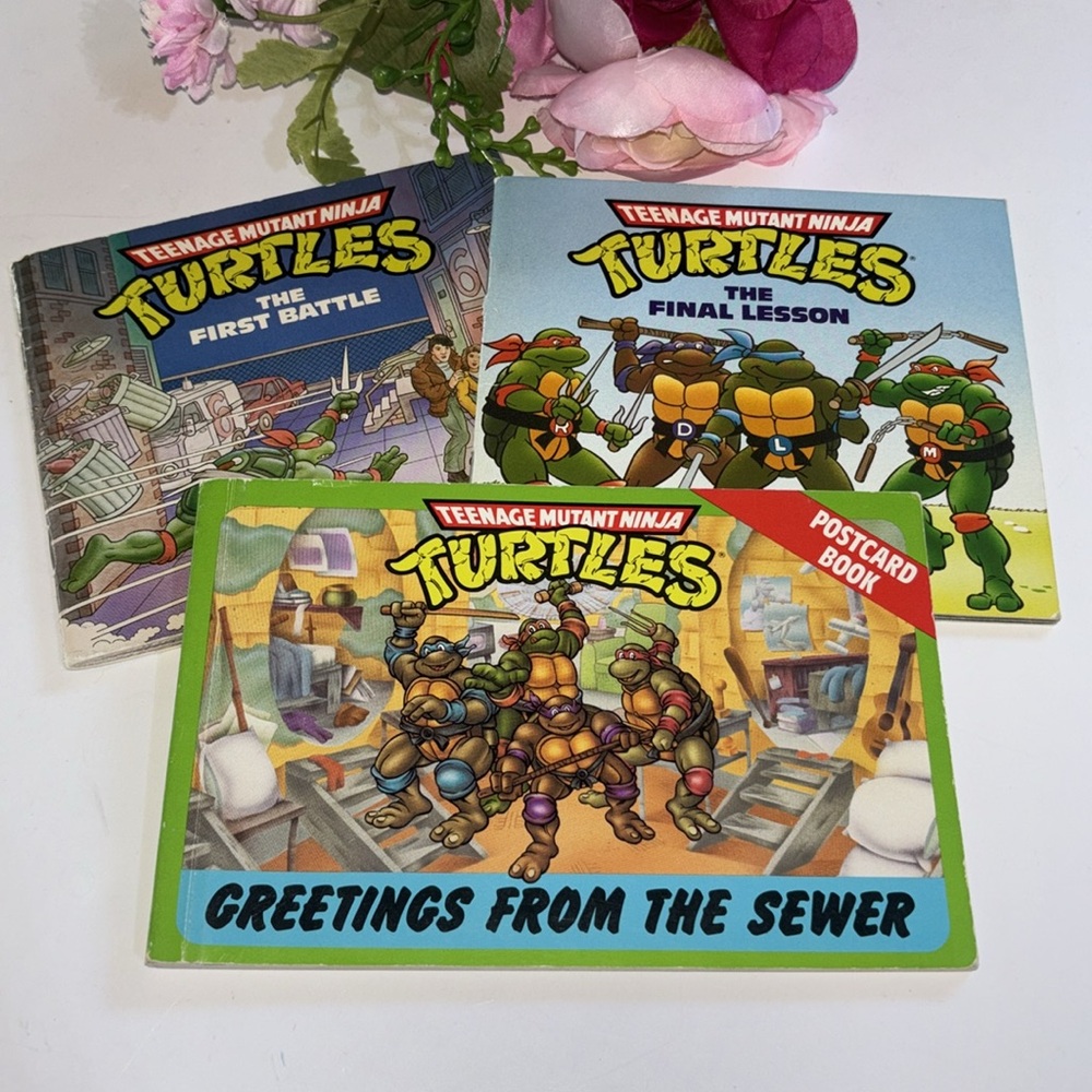 Teenage Mutant Ninja Turtles Book Set The First Battle TMNT the final